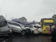 Korban Tabrakan Beruntun di Tol Cipularang: 1 Orang Tewas, 22 Luka-Luka