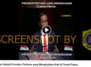 [HOAKS atau FAKTA]: Jokowi Presiden Pertama Menginjakan Kaki di Tanah Papua