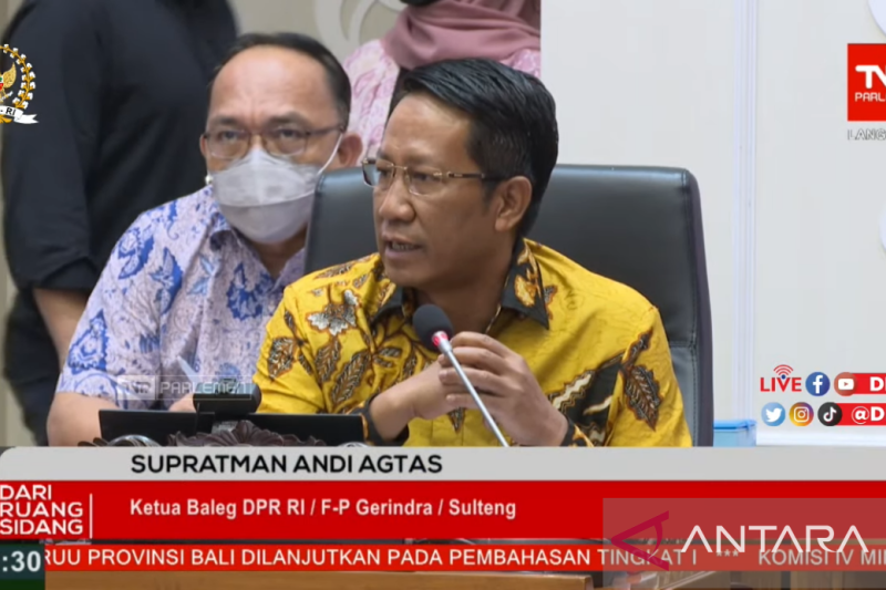 Ketua Baleg DPR RI Supratman Andi Agtas. ANTARA/Anita Permata Dewi