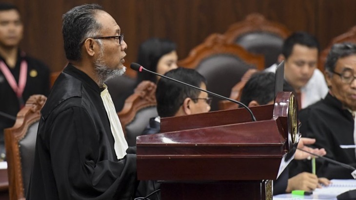 Tim Kuasa Hukum BPN, Bambang Widjojanto. (Antaranews)