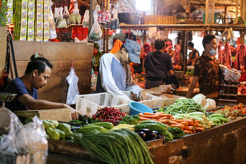 Pasar Tradisional. (Foto: Antara)