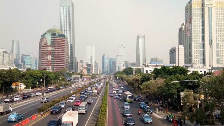 Suasana di Jakarta. (Antaranews)