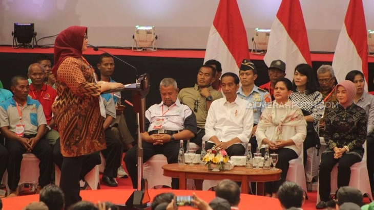 Dihadapan Ribuan Gapoktan, Jokowi: Kalau Dikirimi Satu Truk Beras ke Istana Saya Bayar