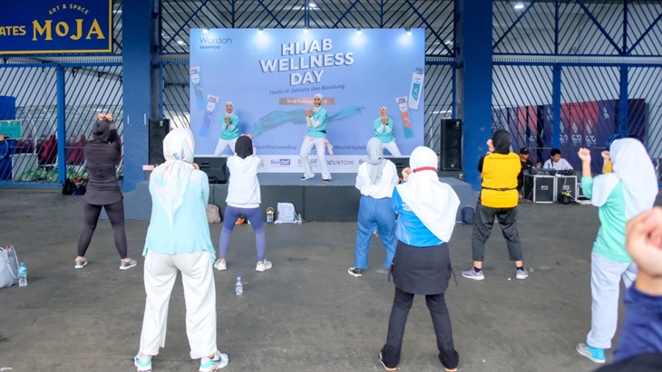 Perempuan Berhijab Rayakan World Hijab Day dengan Olahraga