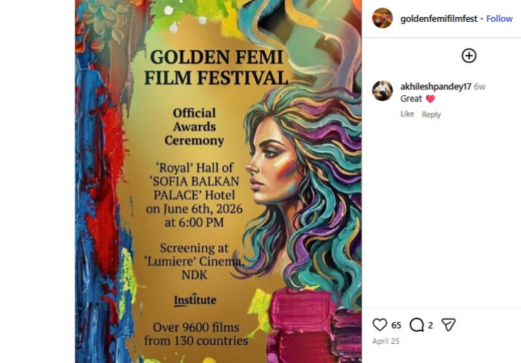 Tiga Film Sineas Indonesia Raih Penghargaan Ajang Golden FEMI Film Festival 2026 Bulgaria