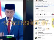 [HOAKS atau FAKTA]: Jokowi Pidato Jangan Ada yang Protes Prabowo Naik Pangkat