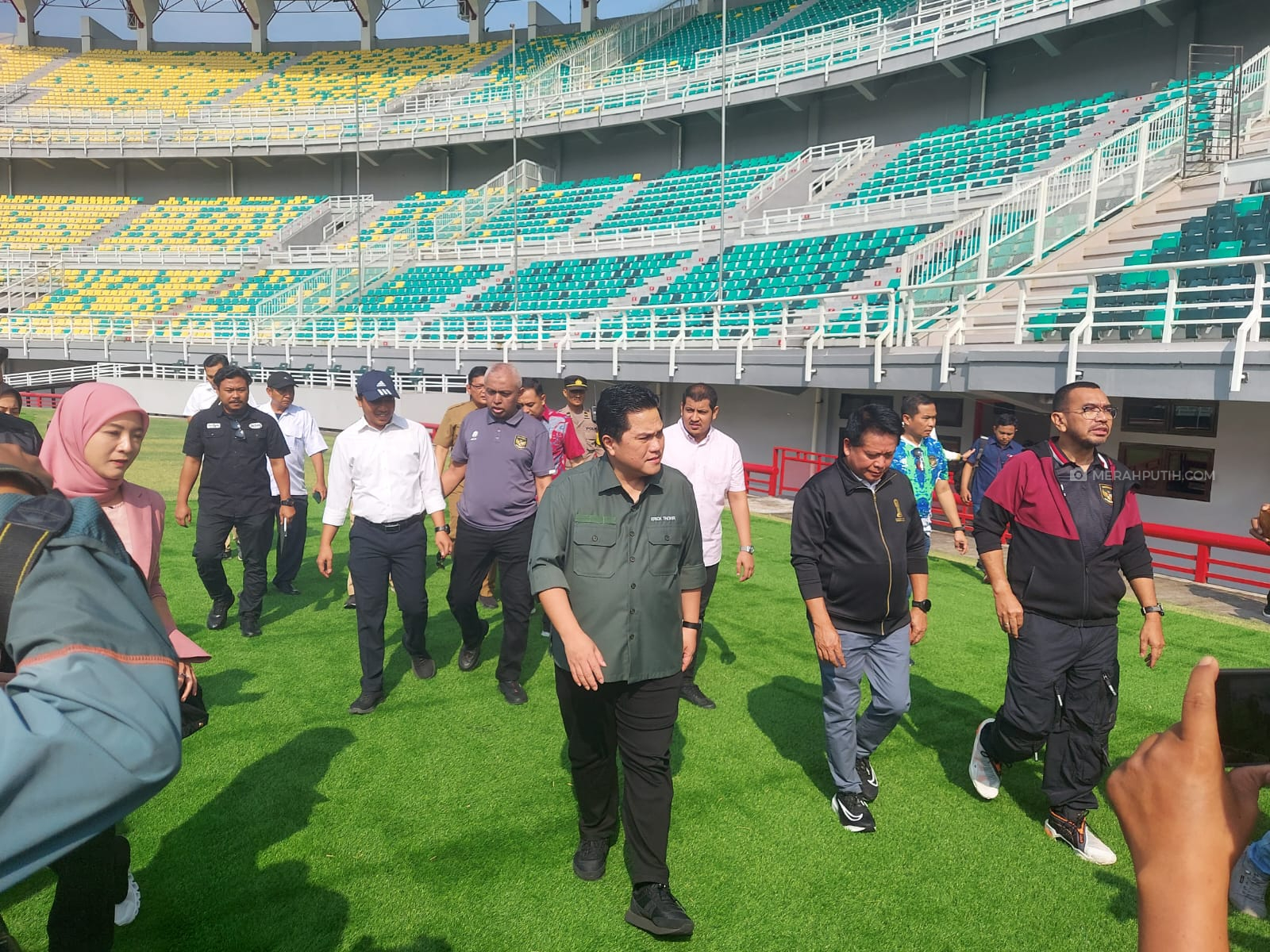 Erick Thohir Tinjau GBT Jelang Pertandingan Timnas Indonesia Vs Palestina