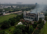 Gereja Basilea Christ Cathedral Gading Serpong Terbakar