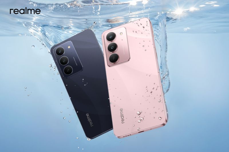 Smartphone Tahan Air realme C75x Siap Meluncur 27 Februari 2025