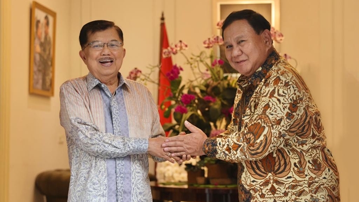 Prabowo Gelar Pertemuan dengan JK