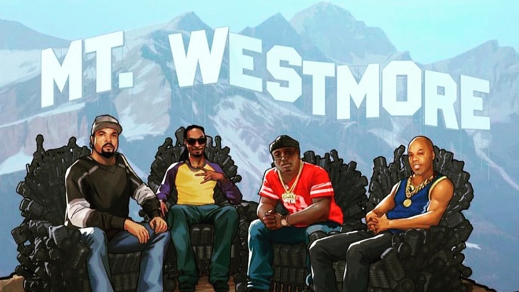 Snoop Dogg, Ice Cube, E-40, dan Too Short Bentuk Mt. Westmore