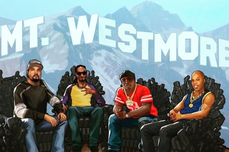 Snoop Dogg, Ice Cube, E-40, dan Too Short Bentuk Mt. Westmore
