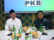 Ketum PSI Kaesang Sambangi Ketum PKB Muhaimin Iskandar di Jakarta