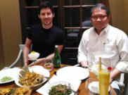 Menkominfo Makan Siang dengan CEO Telegram, Coba Tebak Menunya