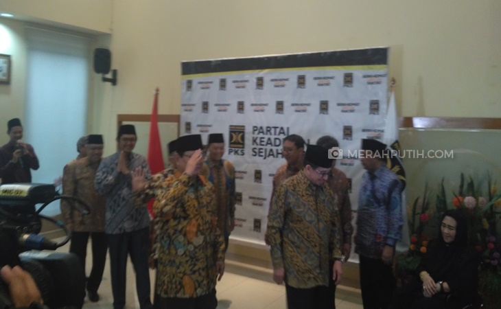 Prabowo di Kantor DPP PKS