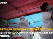 57 Pemilih Berusia di Atas 100 Tahun Diberi Perlakuan Khusus oleh KPU Tangsel