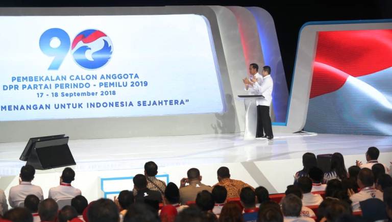 Jokowi saat ulang tahun Perindo