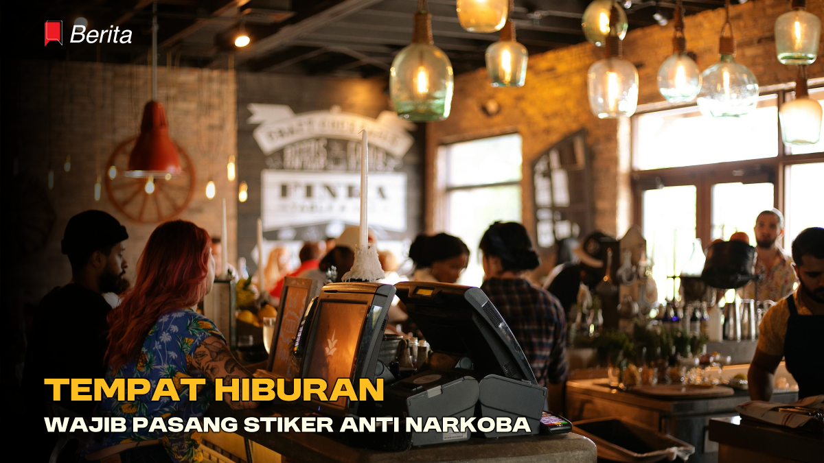Tempat Hiburan Wajib Pasang Stiker Anti Narkoba