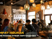 Tempat Hiburan Wajib Pasang Stiker Anti Narkoba