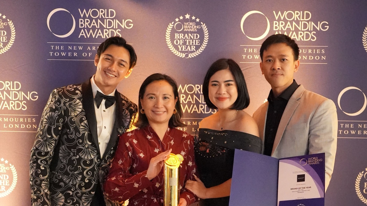 Diakui Dunia, Scarlett Raih Penghargaan 'Brand of the Year'