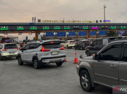Volume Kendaraan Melintas Tol Cikampek Utama Mulai Turun ke Jakarta Mulai Menurun