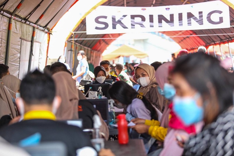 Vaksinasi. (Foto:  Humas Kota Bandung)