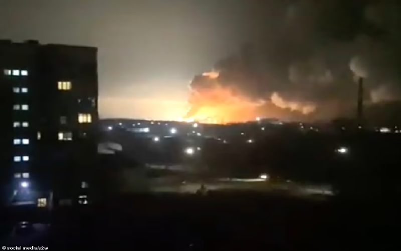 Ledakan di mana-mana, Serangan Rusia Targetkan Ibu Kota Ukraina dan Bandara