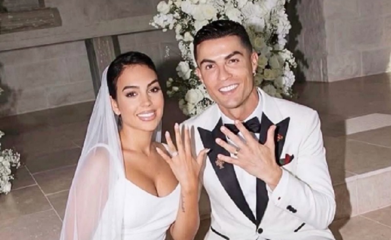 Akhirnya, Cristiano Ronaldo Resmi Nikahi Georgina Rodriguez Setelah 10 Tahun Bersama
