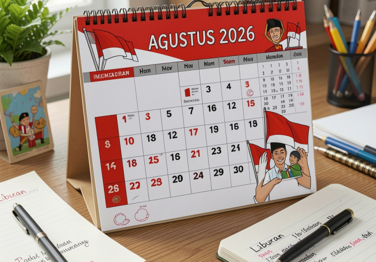 Kalender Jawa Agustus 2026 Lengkap Beserta Pasaran, Hijriah dan Tanggal Merah