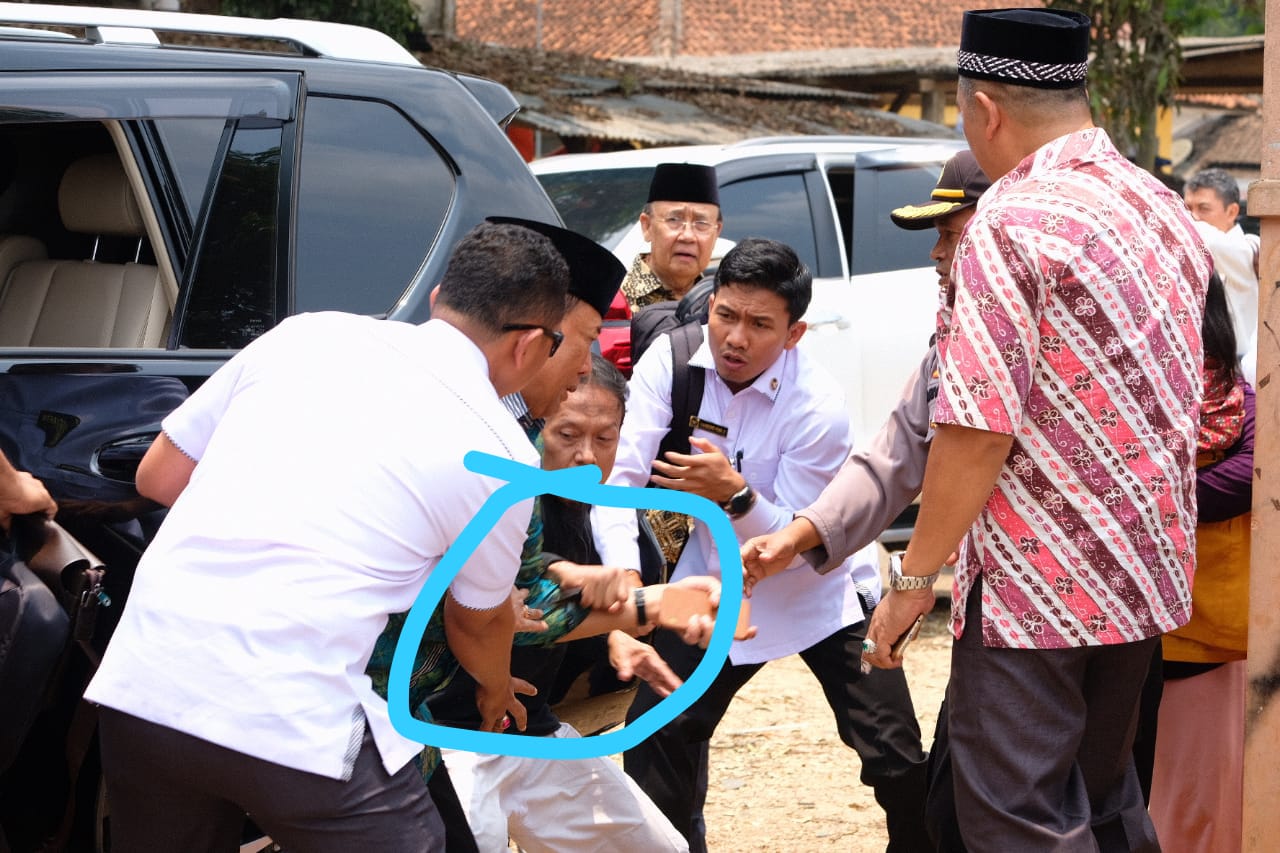 Detik-detik Menko Polhukam Wiranto di Menes, Pandeglang