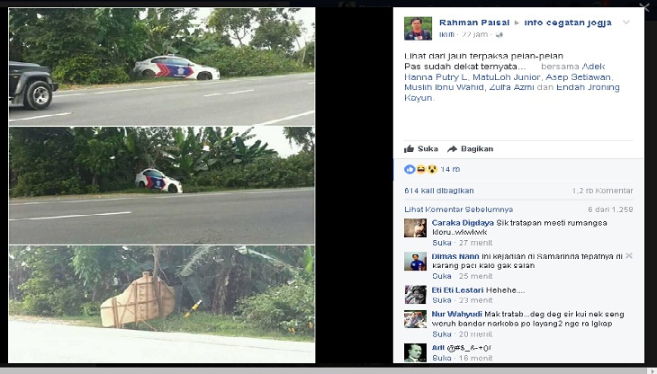 Lihat dari Jauh Terpaksa Pelan-Pelan, Pas Dekat Ternyata...