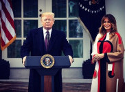Tolak Hadiri Inaugurasi Biden, Trump dan Melania Tinggalkan Pesan Singkat di Gedung Putih