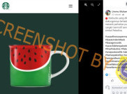 [HOAKS atau FAKTA]: Starbucks Jual Cangkir Motif Semangka Biar tidak Diboikot