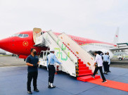 Terbang Perdana Jokowi Dengan Pesawat Kepresidenan Usai Dicat Ulang