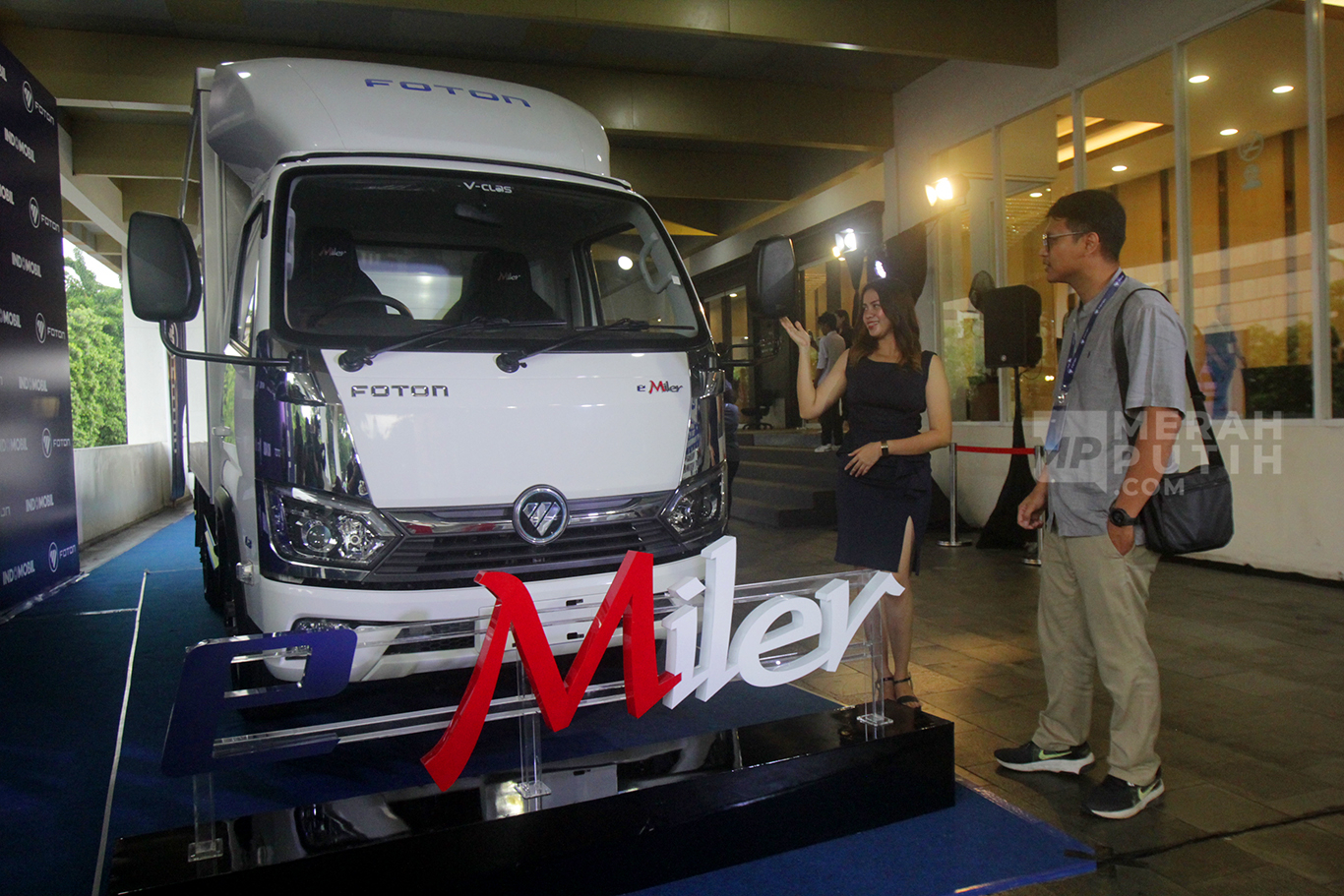 Ramaikan Ekosistem Kendaraan Listrik Foton Indonesia Hadirkan Mobil Truk Listrik eMiler