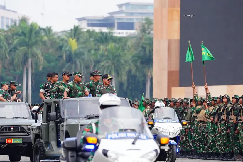 Gelar Pasukan dan Alutsista Saat Puncak HUT TNI di Monas Dipilih Langsung Prabowo