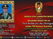 Sebulan Menjabat, Wakasad Pertama Asal Papua Tutup Usia Tanpa Sempat Sertijab