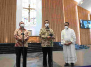 Kunjungi Gereja Katolik Maria Kusuma, Anies Pastikan Semua Dapat Kesetaraan di Jakarta