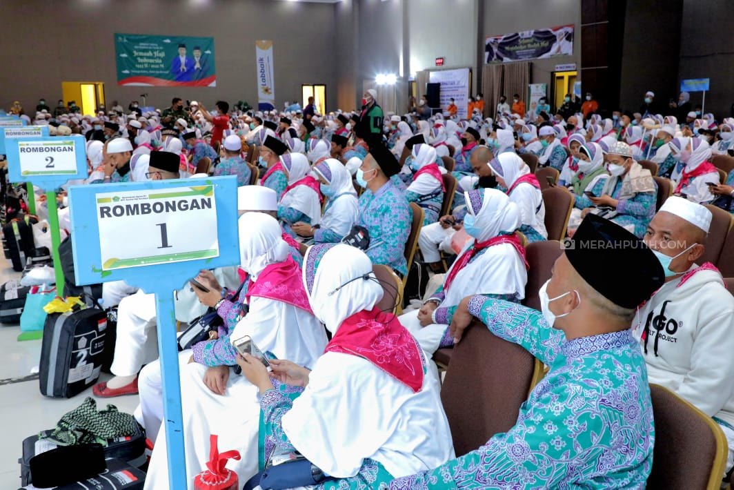 450 Jemaah Haji Kloter Pertama Debarkasi Surabaya Jalani Skrining Kesehatan