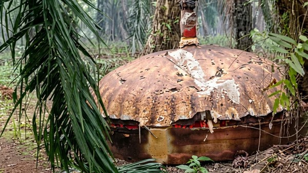 Benda Logam Misterius di Kebun Sawit Kotim Terungkap, Ternyata Sampah Antariksa Roket China