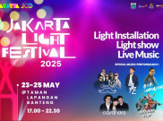 JE KA TE World: Transformasi Lapangan Banteng dalam Gemerlap Jakarta Light Festival 2025 
