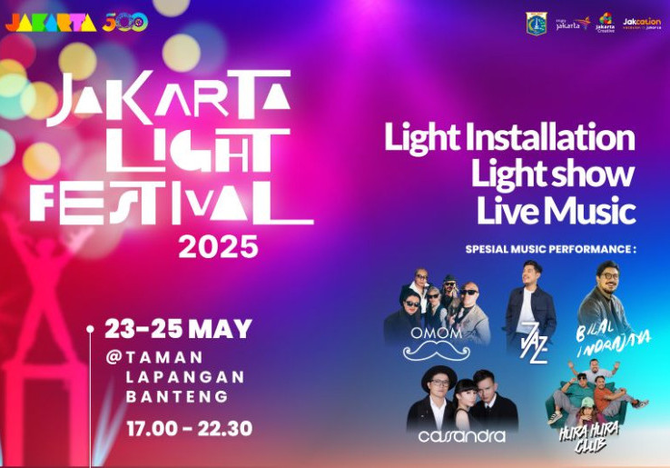 JE KA TE World: Transformasi Lapangan Banteng dalam Gemerlap Jakarta Light Festival 2025 