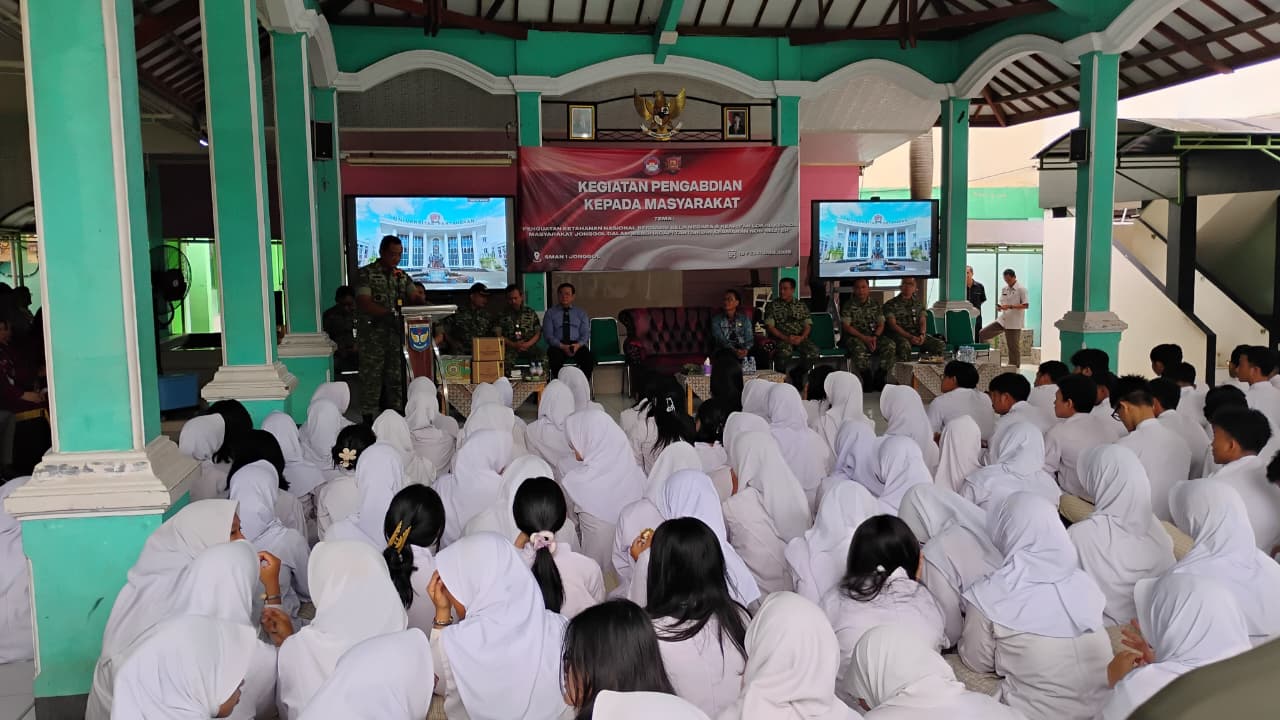 Universitas Pertahanan RI beri edukasi bela negara bagi pelajar di Jonggol, Kabupaten Bogor