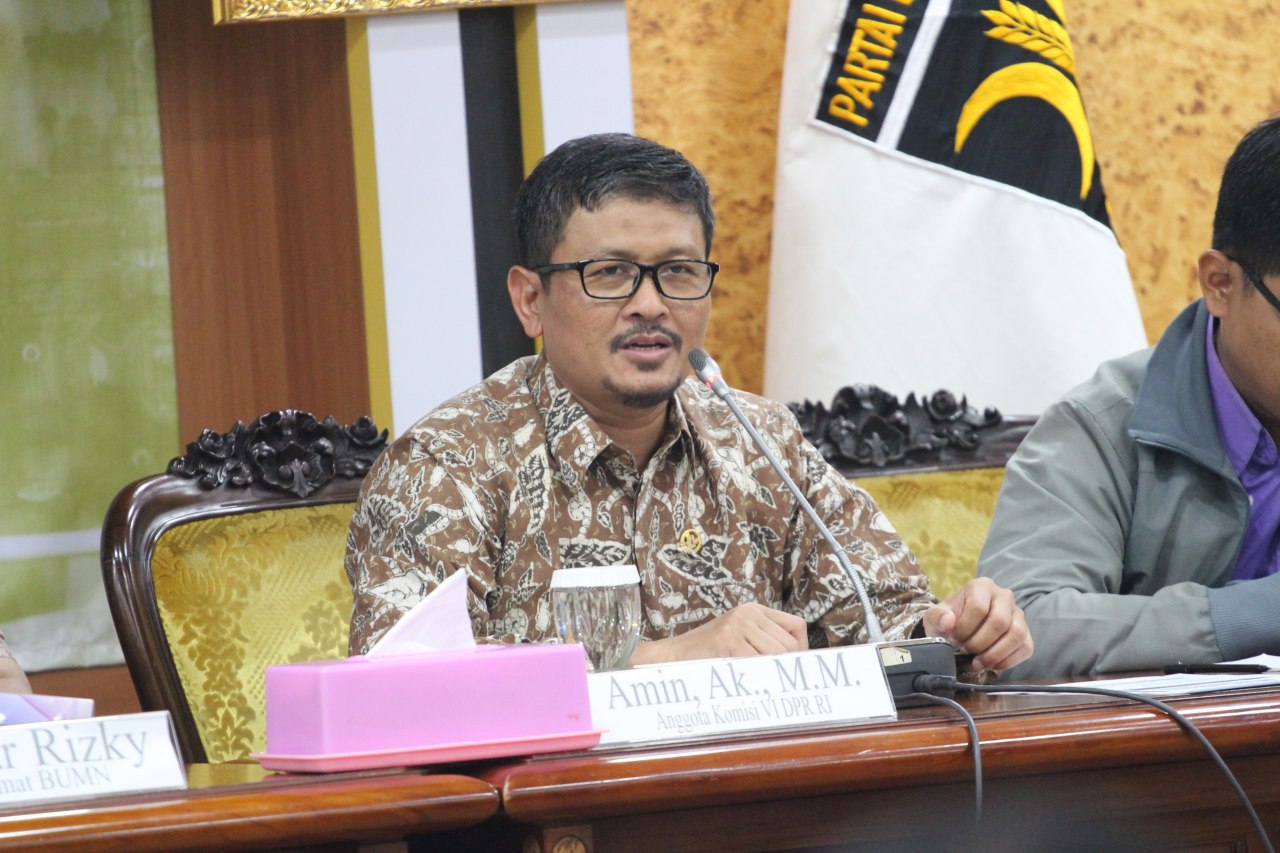 anggota Komisi VI DPR RI dari Fraksi PKS, Amin Ak