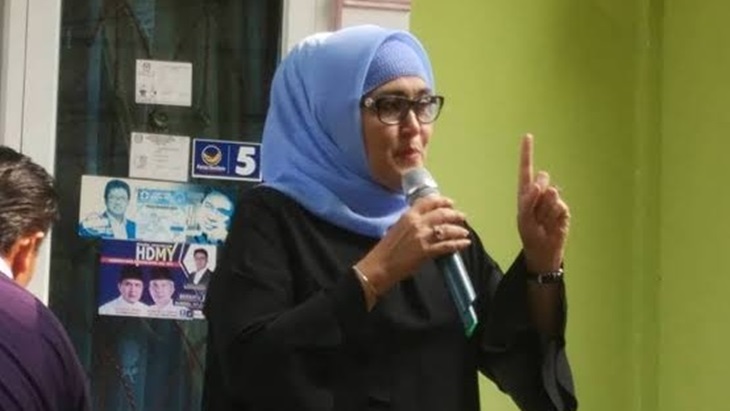 Politisi Partai NasDem, Maphilinda Syahrial Oesman. (Ist)