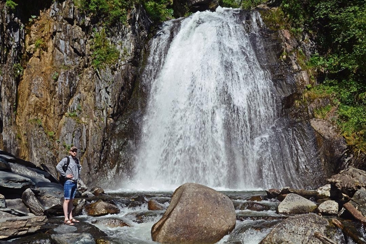 Air Terjun Korbu di Rusia. (Foto: instagram.com/kseniya_adrianovna)