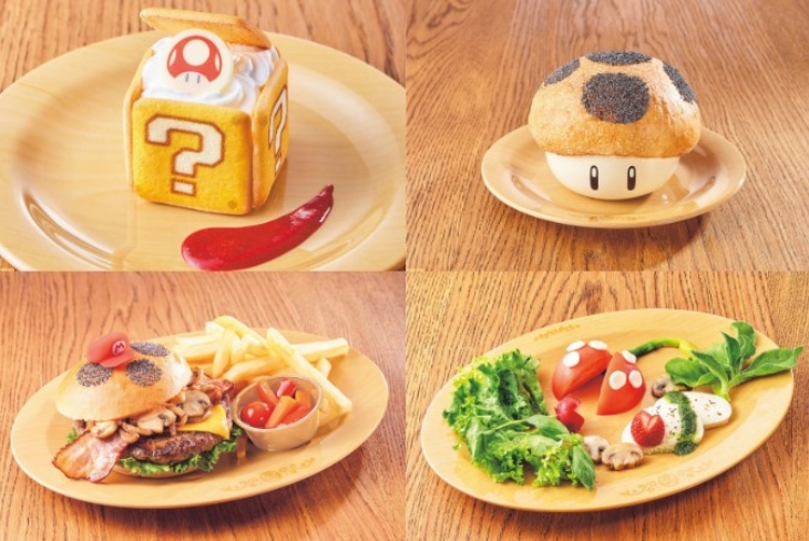 Sejumlah makanan lucu dan menggemaskan yang ditawarkan di Super Nintendo World. (Foto: Universal Studios Japan)
