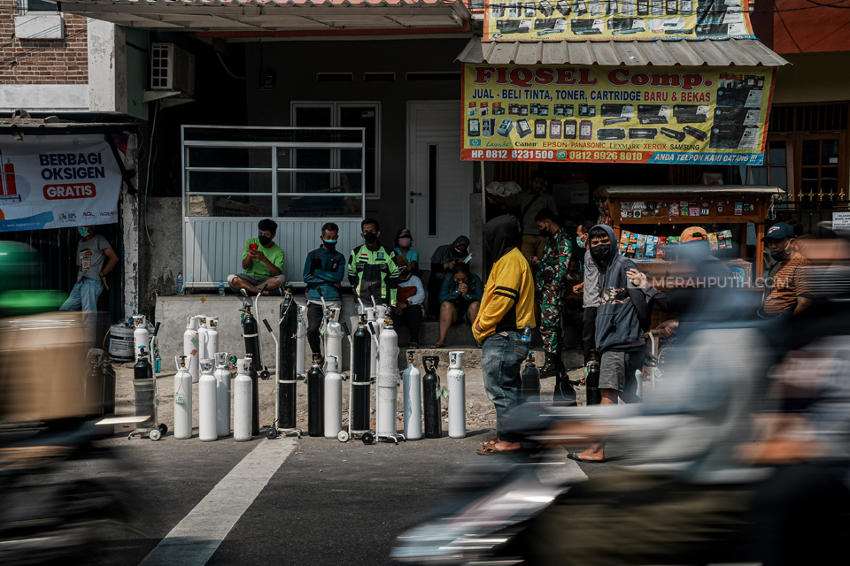 Isi Ulang Tabung Oksigen Gratis Bagi Pasien Covid-19