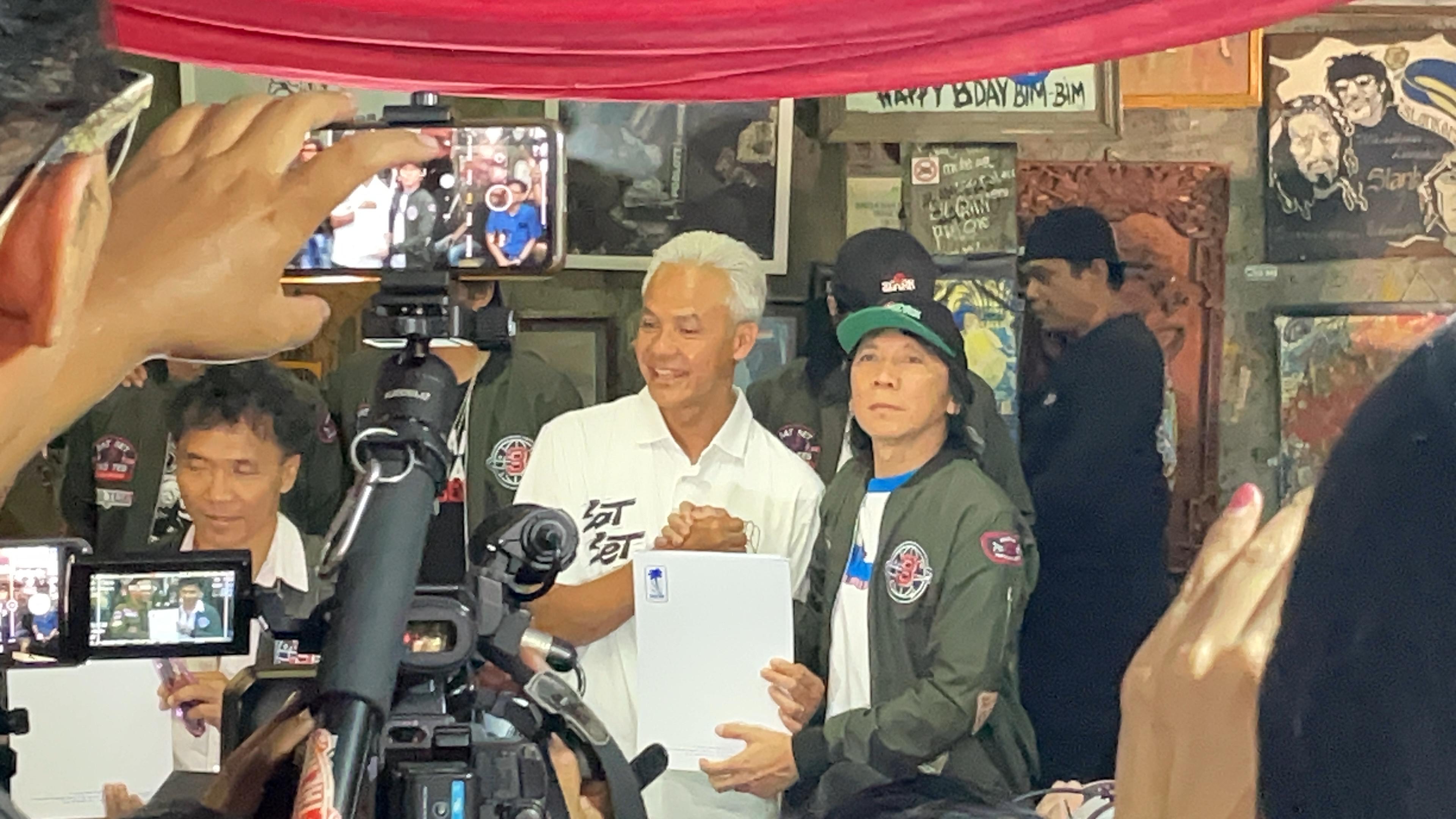 Slank Deklarasi Dukung Ganjar-Mahfud di Pilpres 2024