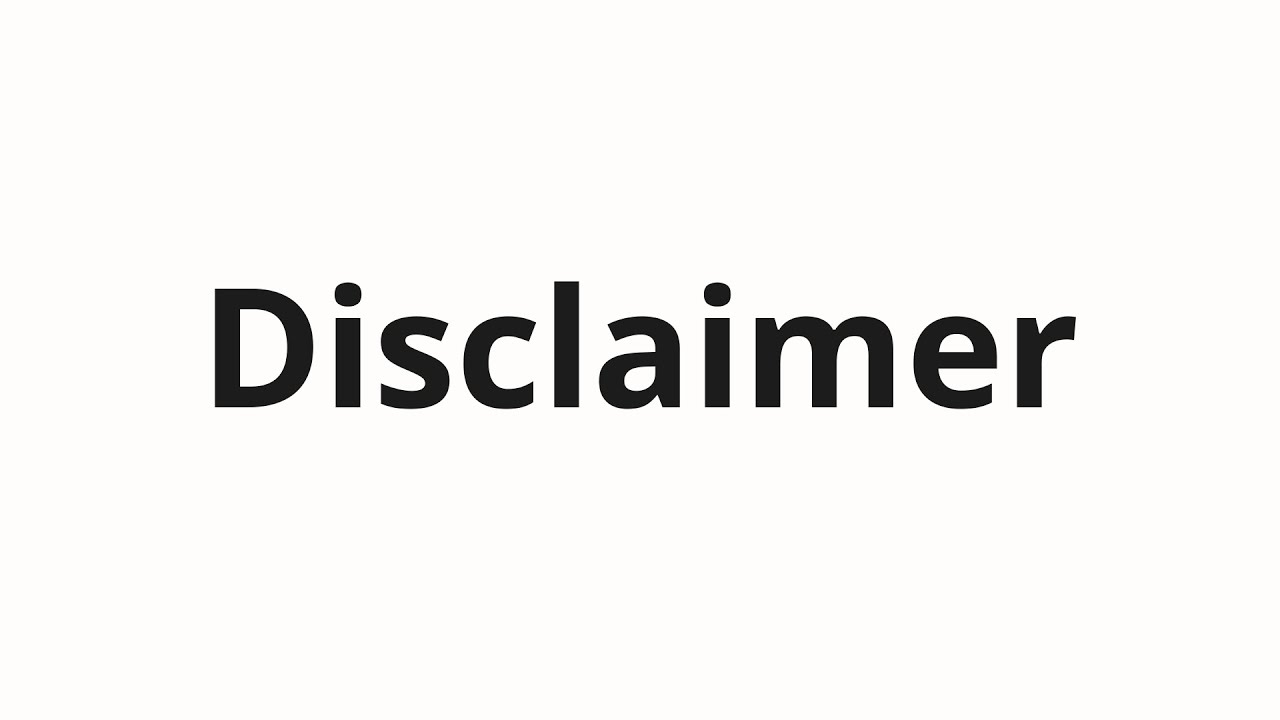 Memahami Arti Kata Disclaimer dan Penggunaannya dalam Kalimat Sehari-hari